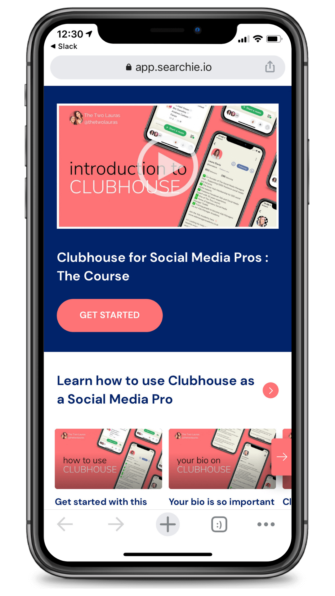 Clubhouse course image