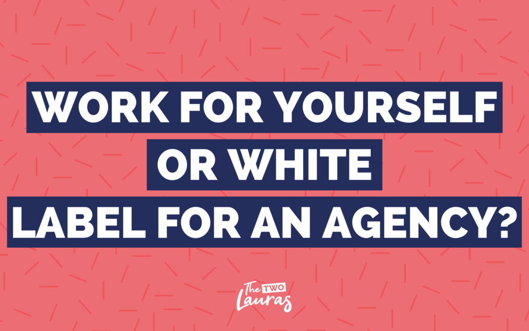 Is it better to work for yourself or freelance for an agency?